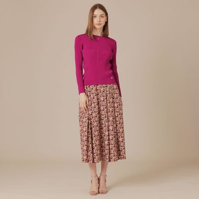 240 新品マッキントッシュ ロンドン ブライトレーヨンニット 38 ブライトレーヨンニットカーディガン | MACKINTOSH LONDON (Women