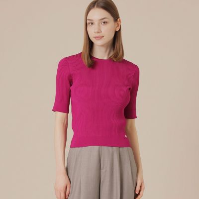 ＜MACKINTOSH LONDON (Women)＞ブライトレーヨンニットプルオーバー