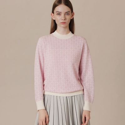 ＜MACKINTOSH LONDON (Women)＞ブリリアントアンドリュージャカードニットプルオーバー