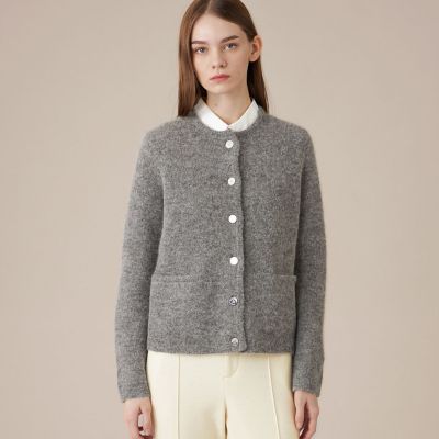 ＜MACKINTOSH LONDON (Women)＞アルパカブレンドニットカーディガン