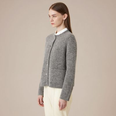 CAPRICIEUX LE'MAGE アルパカ ブレンド ニット ダークグレー CAPRICIEUX LE'MAGE - CAPRICIEUX LE'MAGE アルパカ ブレンド ニット