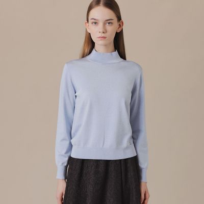 ＜MACKINTOSH LONDON (Women)＞シルキーラメニットタートルネック