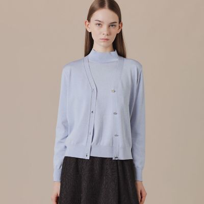 ＜MACKINTOSH LONDON (Women)＞シルキーラメニットカーディガン