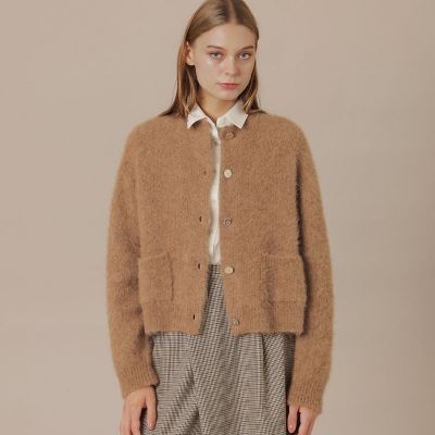 ＜MACKINTOSH LONDON (Women)＞アルパカシャギーニットカーディガン