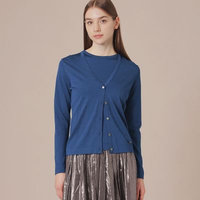 ＜MACKINTOSH LONDON (Women)＞【ＷＥＢ・一部店舗限定】レーヨンナイロンニットカーディガン