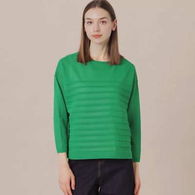 ＜MACKINTOSH LONDON (Women)＞【ＷＥＢ・一部店舗限定】シースルーボーダーニットプルオーバー