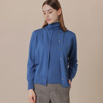 ＜MACKINTOSH LONDON (Women)＞【ＷＥＢ・一部店舗限定】クリアニットプレーンカーディガン