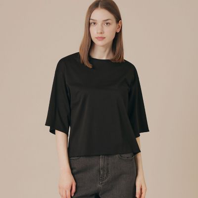 ＜MACKINTOSH LONDON (Women)＞【ＳＵＰＥＲ　ＦＩＮＥ　ＬＡＢ．】パウダーシュガーコットンＴシャツ