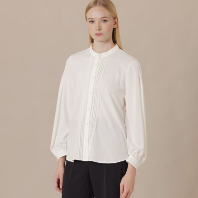 ＜MACKINTOSH LONDON (Women)＞トリアセテートドライポンチブラウス