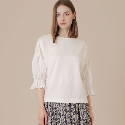 ＜MACKINTOSH LONDON (Women)＞マテリアルミックスプルオーバー