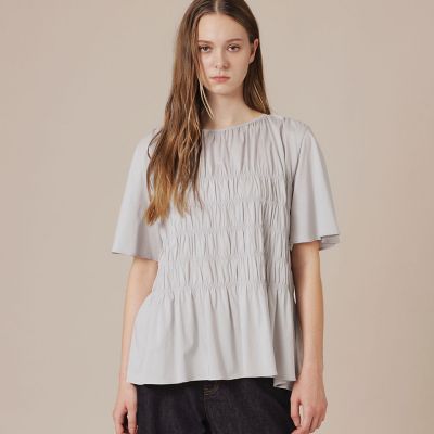Mackintosh 【SALE】MACKINTOSH LONDON (Women)/マッキントッシュ ロンドン シャーリングティアードプルオーバー 06グレー トップス【三越伊勢丹/公式】