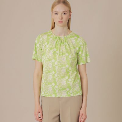 BIBURY FLOWER】バイブリーコットンTシャツ | MACKINTOSH