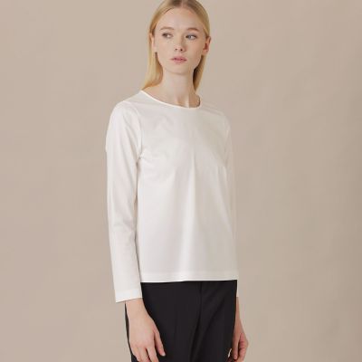 ＜MACKINTOSH LONDON (Women)＞【Ｔｈｅ　Ｅｓｓｅｎｔｉａｌ　Ｃｏｌｌｅｃｔｉｏｎ】プレーティング天竺プルオーバー