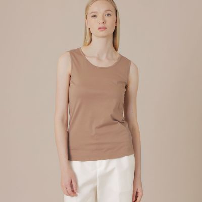 ＜MACKINTOSH LONDON (Women)＞【ｅｃｌａｔ５月号掲載】【ＳＵＰＥＲ　ＦＩＮＥ　ＬＡＢ．】パウダーシュガーコットンタンクトップ