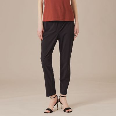 ＜MACKINTOSH LONDON (Women)＞【婦人画報掲載】【Ｌｅｓｂｕｒｙ　Ｅａｓｙ　Ｐａｎｔｓ／レスベリー　イージーパンツ】トリコットストレッチクロップトパンツ