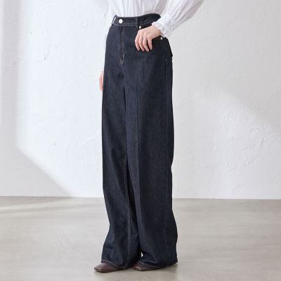 Mackintosh MACKINTOSH LONDON (Women)/マッキントッシュ ロンドン【エクラ11月号掲載】コットンポリエステルレーヨンデニムパンツ 28ネイビー パンツ・ズボン【三越伊勢丹/公式】