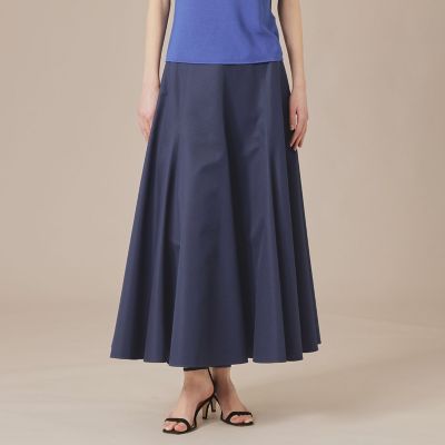＜MACKINTOSH LONDON (Women)＞ハイブリッドギャバジンフレアスカート