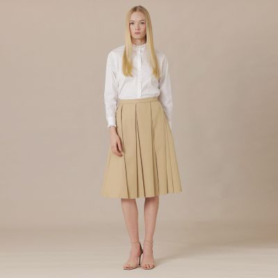 新品未使用品 マッキントッシュロンドン　ウールツイルプリーツスカート マットツイルプリーツスカート | MACKINTOSH LONDON (Women