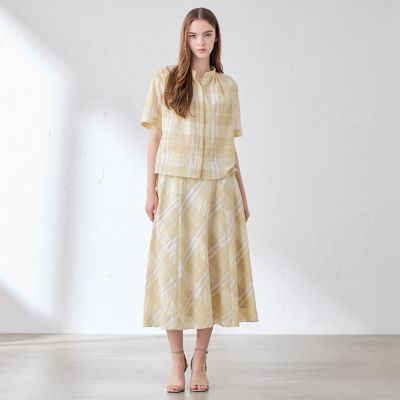 シアーボイルチェックスカート | MACKINTOSH LONDON (Women