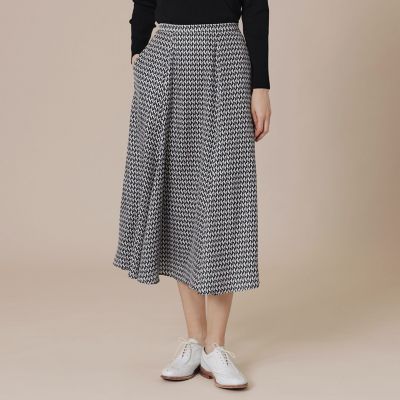 ＜MACKINTOSH LONDON (Women)＞ポリゴナルパターンプリントスカート