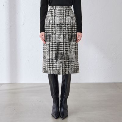 婦人画報10月号掲載】ツイードストレートスカート | MACKINTOSH