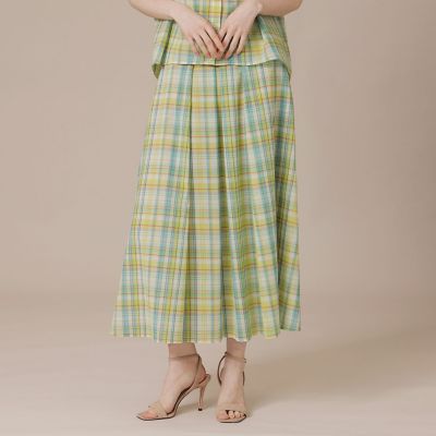 婦人画報6月号掲載】ハイツイストワッシャータックスカート