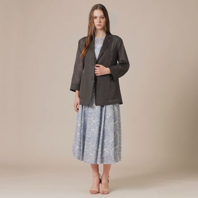 リーフプリントタックギャザースカート | MACKINTOSH LONDON (Women