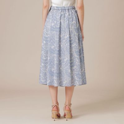 リーフプリントタックギャザースカート | MACKINTOSH LONDON (Women