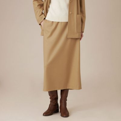 Mackintosh 【SALE】MACKINTOSH LONDON (Women)/マッキントッシュ ロンドン ウールスムーススカート ベージュ ロングスカート【三越伊勢丹/公式】