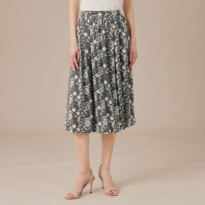 ＜MACKINTOSH LONDON (Women)＞【ＢＩＢＵＲＹ　ＦＬＯＷＥＲ】トーナルバイブリーフラワージャージスカート