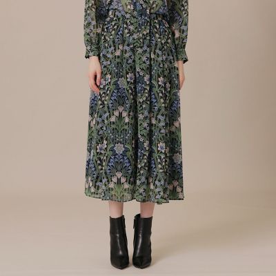 ＜MACKINTOSH LONDON (Women)＞ボタニカルウォールプリントスカート