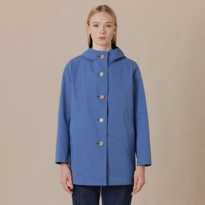 L】【CHRYSTON／クリストン】バイカラーソロタフタフーデッド