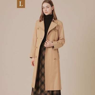 ＜MACKINTOSH LONDON L (Women/大きいサイズ)＞【Ｌ】【ＧＡＢＡＲＤＩＮＥ　１９】【ＬＯＧＩＥ／ロージー】トレンチコート