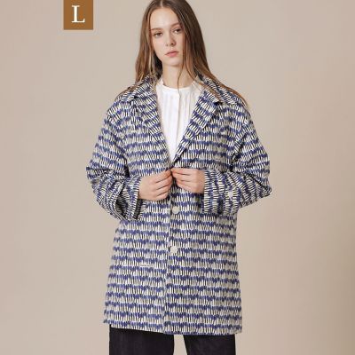 ＜MACKINTOSH LONDON L (Women/大きいサイズ)＞【ｅｃｌａｔ５月号掲載】【Ｌ】レインタフタプリントコート