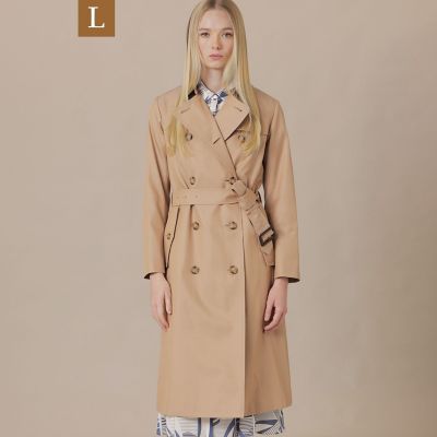 ＜MACKINTOSH LONDON L (Women/大きいサイズ)＞【Ｌ】【ＧＡＢＡＲＤＩＮ　１９】【ＬＯＧＩＥ／ロージー】トレンチコート