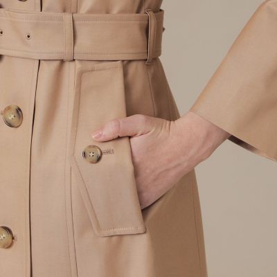 L】【GABARDIN 19】【LOGIE／ロージー】トレンチ