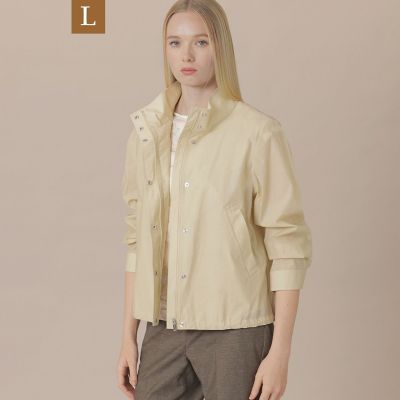 MACKINTOSHLONDON シルケットタフタショートコート　ベージュ 婦人画報4月号掲載】シルケットタフタショートコート(コート