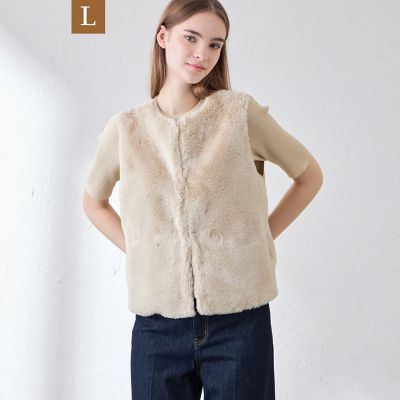 MACKINTOSH LONDON L (Women/大きいサイズ)/マッキントッシュ ロンドンＬ 【Ｌ】ファーコンビニットジレ