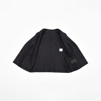 eclat5月号掲載】【L】リネンストレッチジャケット
