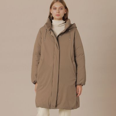 ＜MACKINTOSH LONDON L (Women/大きいサイズ)＞【Ｌ】ストレッチタフタダウンコート