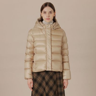 Precious12月号】【L】ナイロンタフタダウンコート