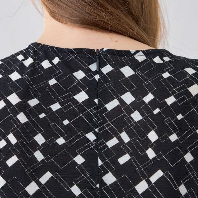 L】ジオメトリックプリントワンピース | MACKINTOSH LONDON L (Women