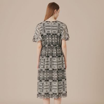 L】ダイヤボーダープリントワンピース | MACKINTOSH LONDON L (Women