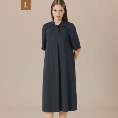 ＜MACKINTOSH LONDON L (Women/大きいサイズ)＞【Ｌ】プレーティング天竺ワンピース