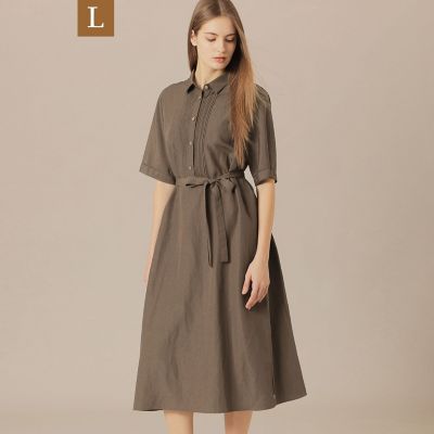 ＜MACKINTOSH LONDON L (Women/大きいサイズ)＞【Ｌ】ライトナチュラルタンブラーワンピース