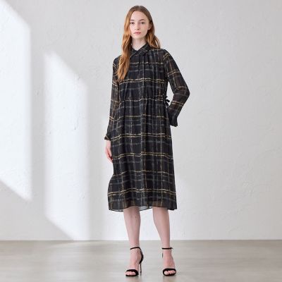 L】チェックプリントワンピース | MACKINTOSH LONDON L (Women/大きい