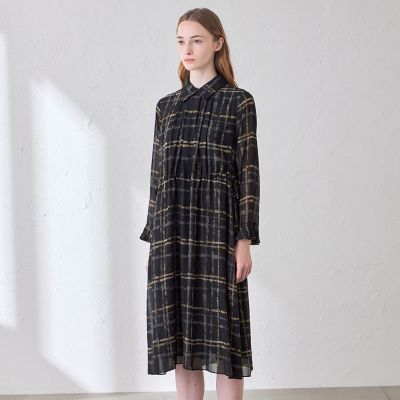 L】チェックプリントワンピース | MACKINTOSH LONDON L (Women/大きい