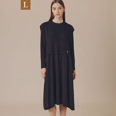 ＜MACKINTOSH LONDON L (Women/大きいサイズ)＞【Ｌ】ホールガーメントアンサンブルワンピース