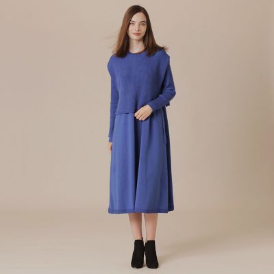 MACKINTOSH LONDON マッキントッシュ アンサンブル シェルボタン L】ホールガーメントアンサンブルワンピース | MACKINTOSH LONDON L