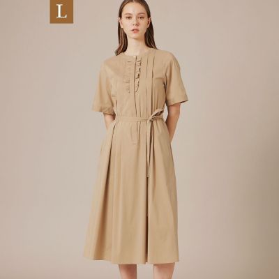 【袖先までボア】マッキントッシュロンドン コットンブルゾン ベージュ 38 eclat5月号掲載】【L】コットンナイロンストレッチワンピース